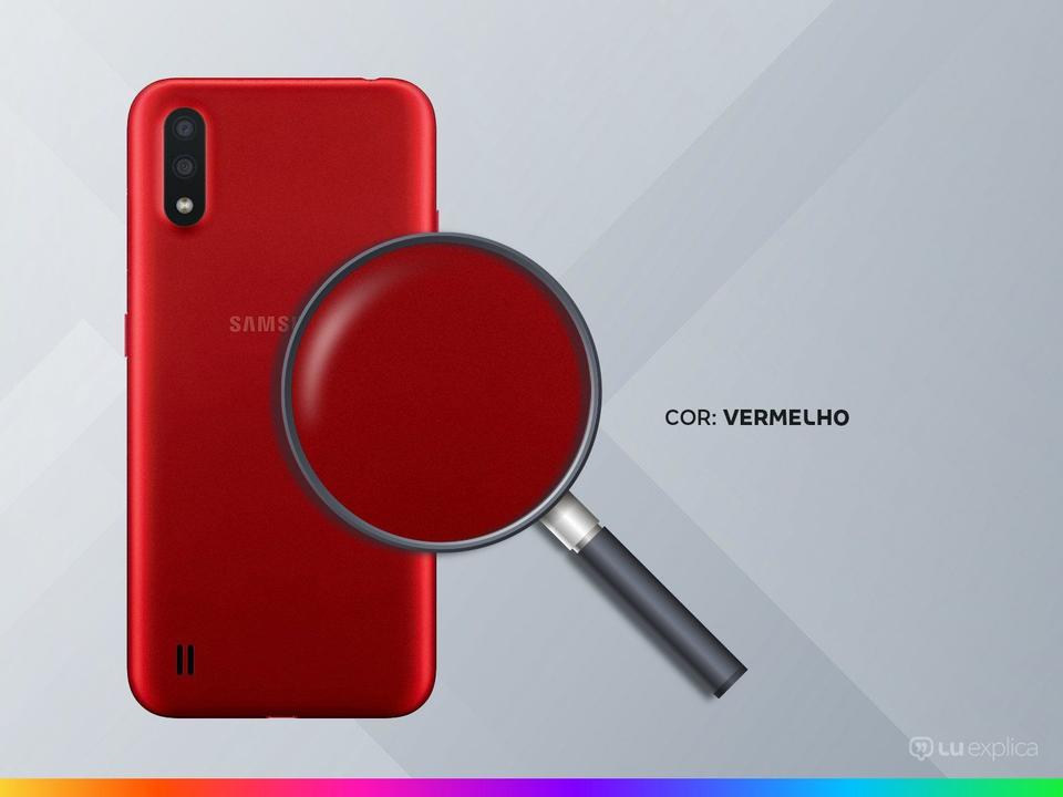 Smartphone Samsung Galaxy A01 32GB Vermelho 4GB - 2