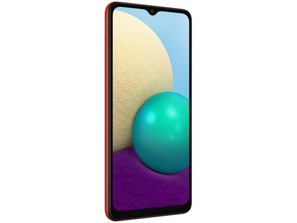 Smartphone Samsung Galaxy A02 32GB Vermelho 4G Quad-Core 2GB RAM 6,5” Câm. Dupla + Selfie 5M - 6