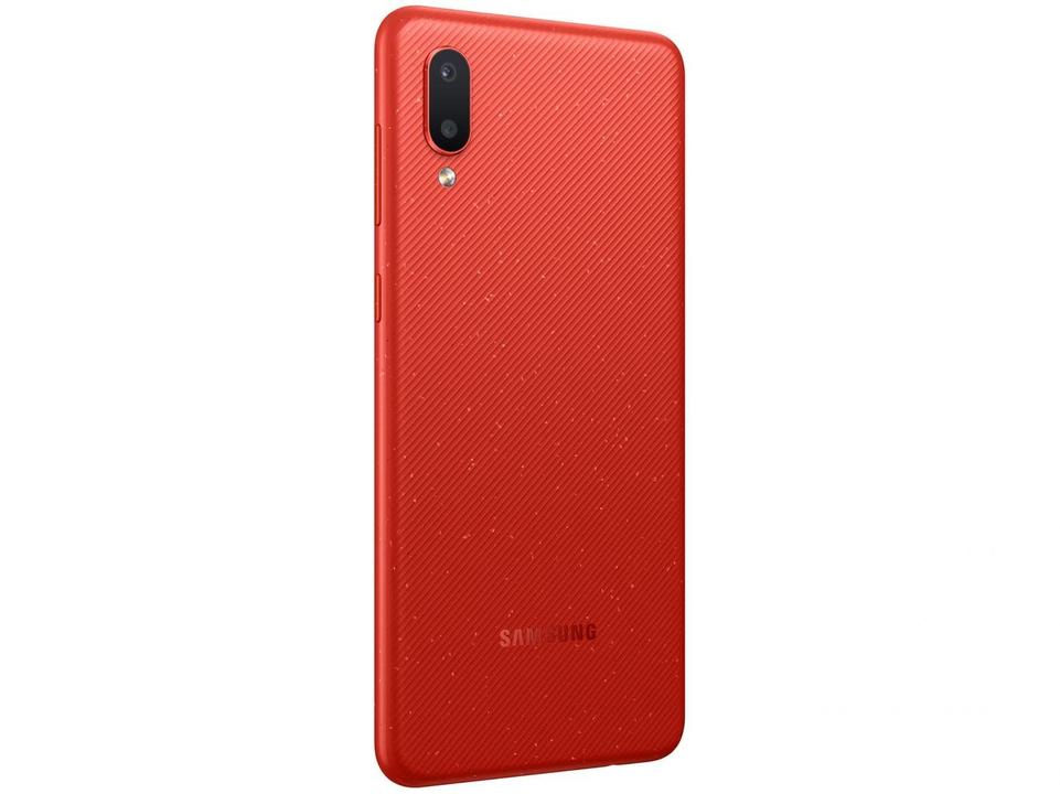Smartphone Samsung Galaxy A02 32GB Vermelho 4G Quad-Core 2GB RAM 6,5” Câm. Dupla + Selfie 5M - 10