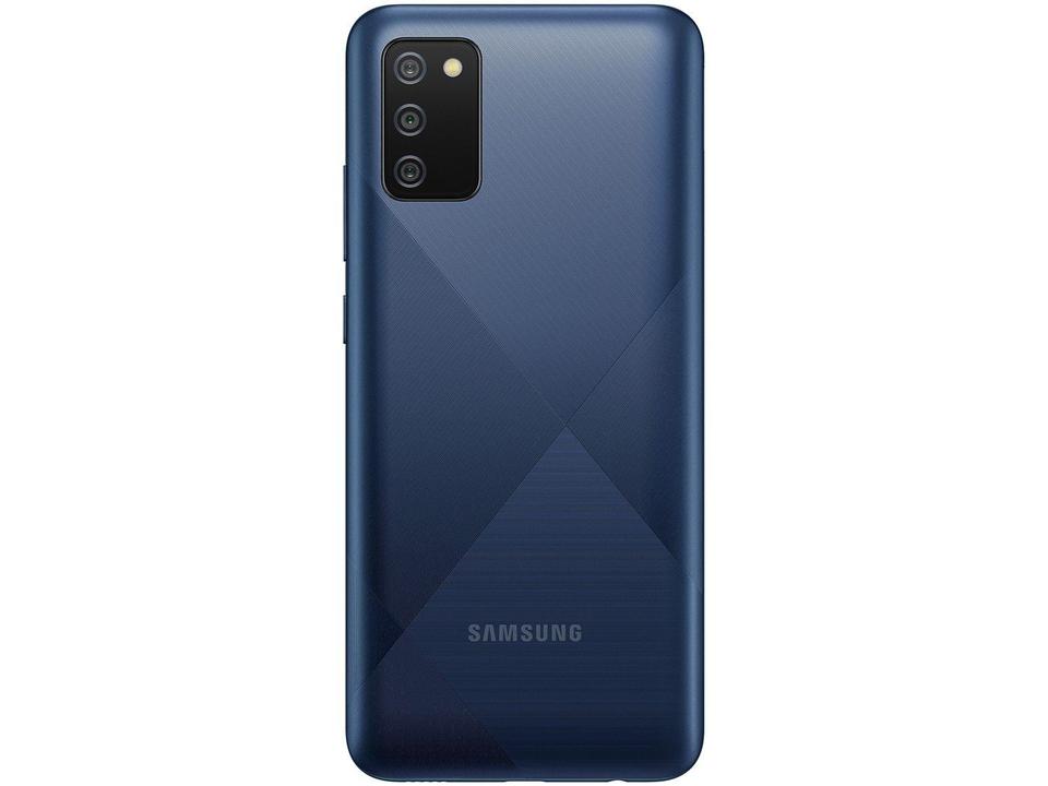 Smartphone Samsung Galaxy A02s 32GB Azul 4G - Octa-Core 3GB RAM 6,5” Câm. Tripla + Selfie 5M - 9