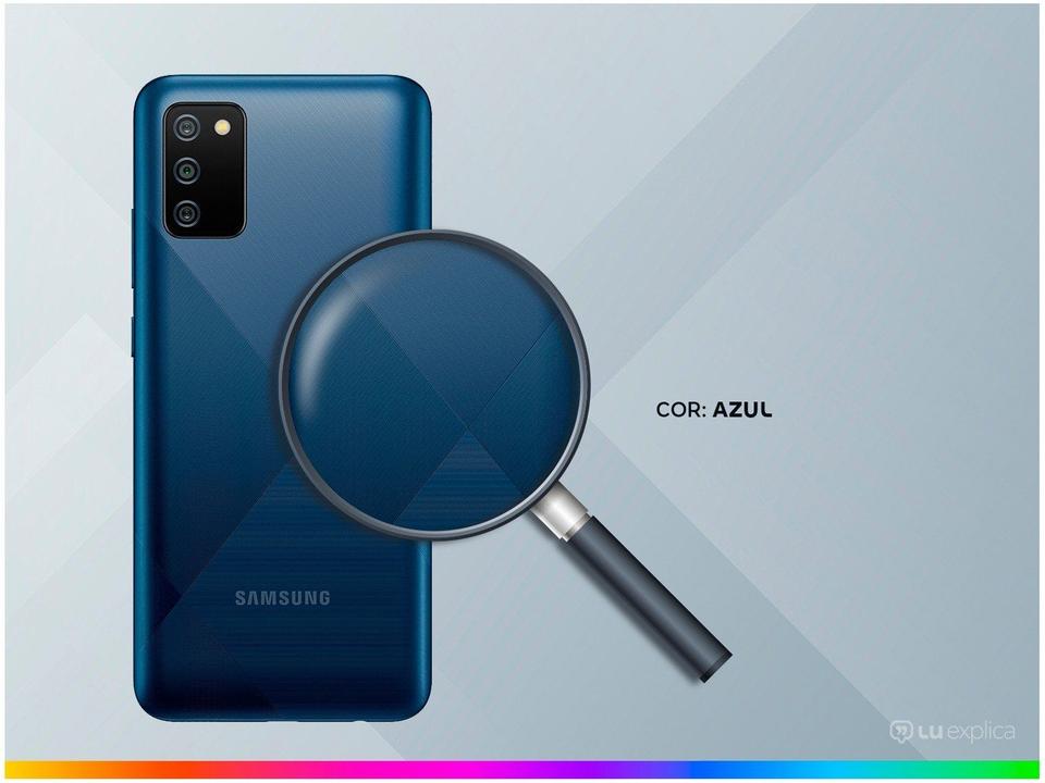 Smartphone Samsung Galaxy A02s 32GB Azul 4G - Octa-Core 3GB RAM 6,5” Câm. Tripla + Selfie 5M - 2