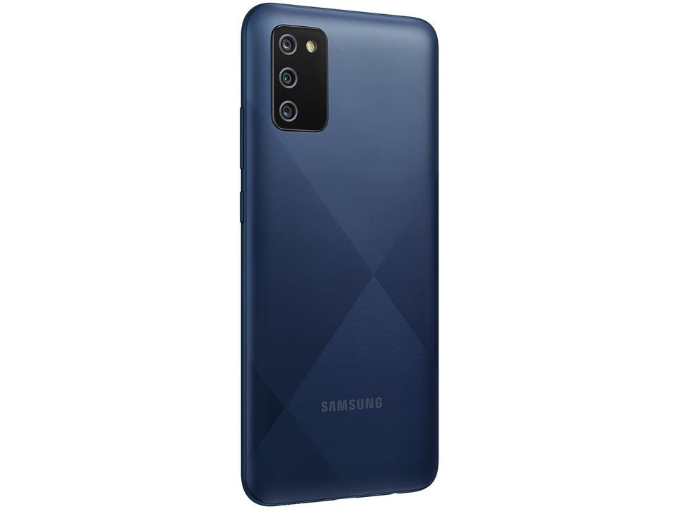 Smartphone Samsung Galaxy A02s 32GB Azul 4G - Octa-Core 3GB RAM 6,5” Câm. Tripla + Selfie 5M - 10