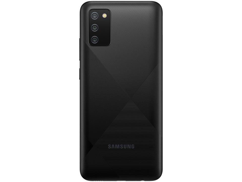 Smartphone Samsung Galaxy A02s 32GB Preto 4G - Octa-Core 3GB RAM 6,5” Câm. Tripla + Selfie 5M - 8