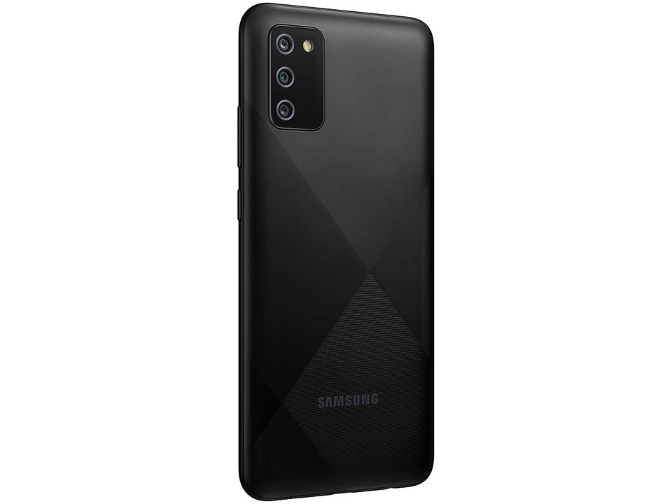 Smartphone Samsung Galaxy A02s 32GB Preto 4G - Octa-Core 3GB RAM 6,5” Câm. Tripla + Selfie 5MP - 9