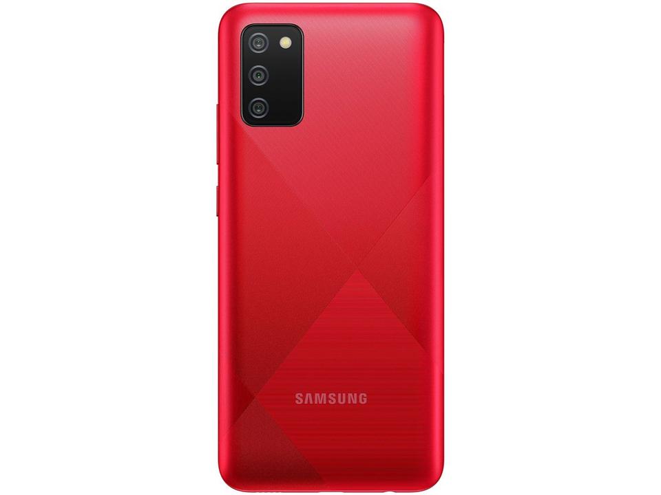 Smartphone Samsung Galaxy A02s 32GB Vermelho 4G - Octa-Core 3GB RAM 6,5” Câm. Tripla + Selfie 5M - 9