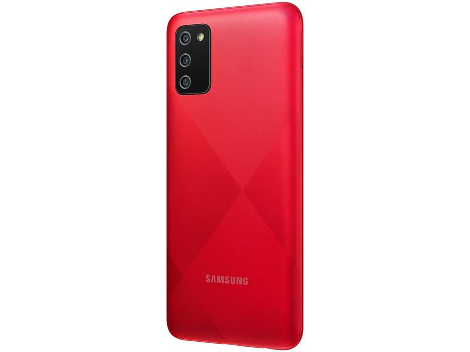 Smartphone Samsung Galaxy A02s 32GB Vermelho 4G - Octa-Core 3GB RAM 6,5” Câm. Tripla + Selfie 5M - 8