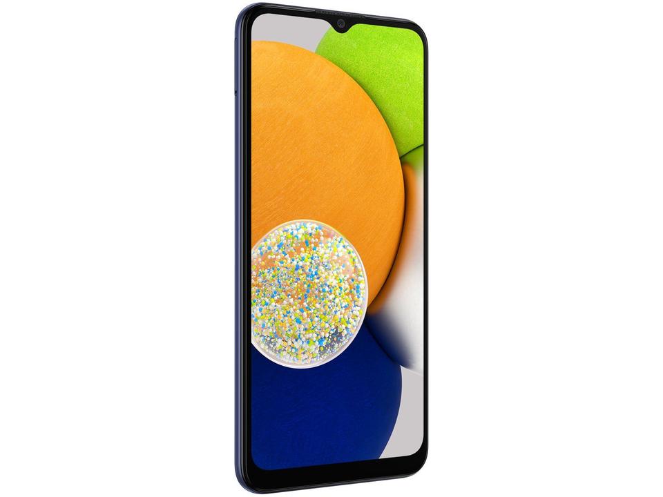 Smartphone Samsung Galaxy A03 64GB Azul 4G Octa-Core 4GB RAM Tela 6,5” Câm. Dupla + Sefie 5M - 6