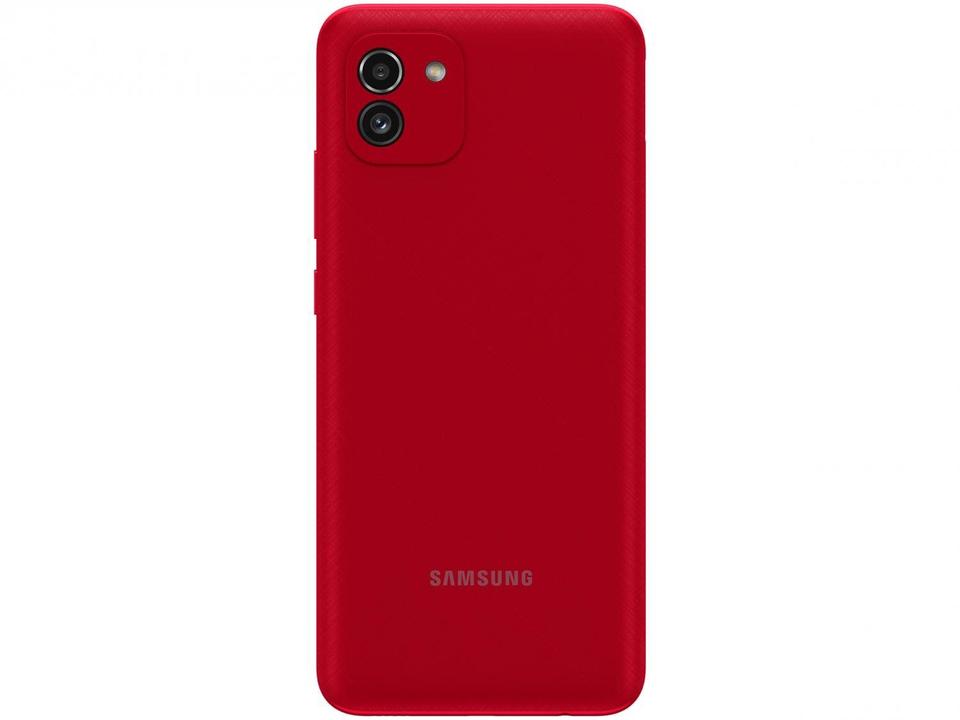 Smartphone Samsung Galaxy A03 64GB Vermelho 4G Octa-Core 4GB RAM Tela 6,5” Câm. Dupla + Sefie 5M - 8