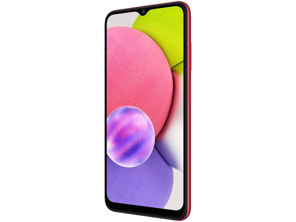 Smartphone Samsung Galaxy A03s 64GB Vermelho 4G 4GB RAM Tela 6,5” Câm. Tripla + Selfie 5M - 4