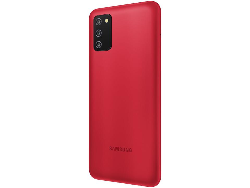 Smartphone Samsung Galaxy A03s 64GB Vermelho 4G 4GB RAM Tela 6,5” Câm. Tripla + Selfie 5MP - 8