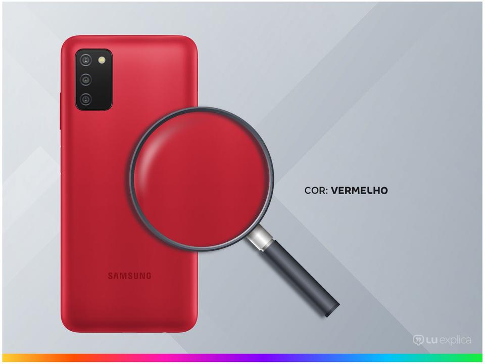 Smartphone Samsung Galaxy A03s 64GB Vermelho 4G 4GB RAM Tela 6,5” Câm. Tripla + Selfie 5MP - 2