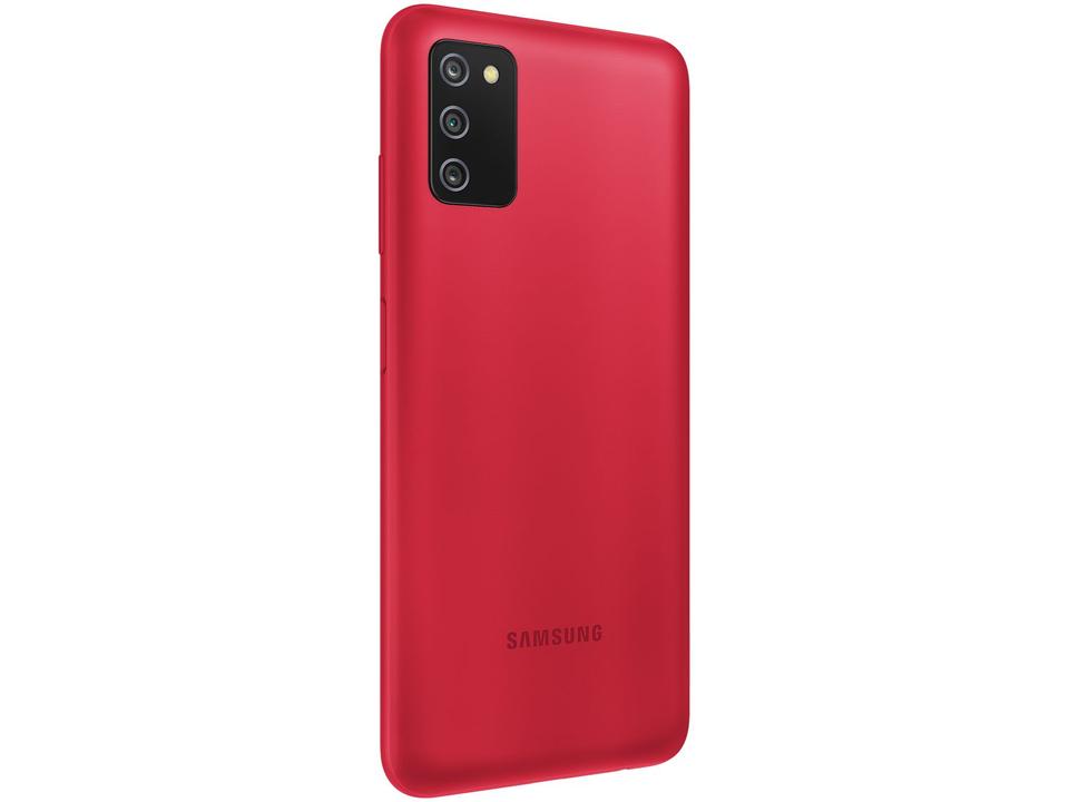 Smartphone Samsung Galaxy A03s 64GB Vermelho 4G 4GB RAM Tela 6,5” Câm. Tripla + Selfie 5MP - 10