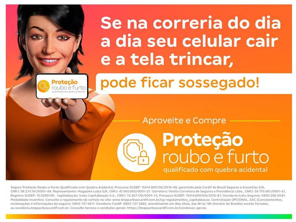 Smartphone Samsung Galaxy A05 128GB Preto 4G Octa-Core 4GB RAM 6,7” Câm. Dupla + Selfie 8MP - 23