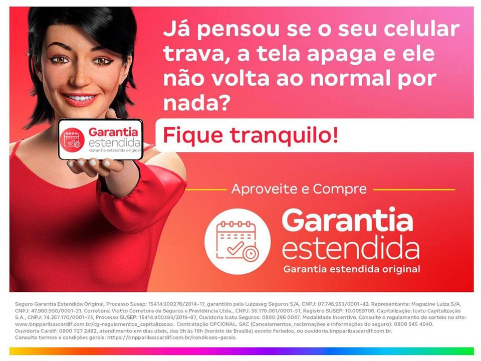 Smartphone Samsung Galaxy A05 128GB Preto 4G Octa-Core 4GB RAM 6,7” Câm. Dupla + Selfie 8MP - 24