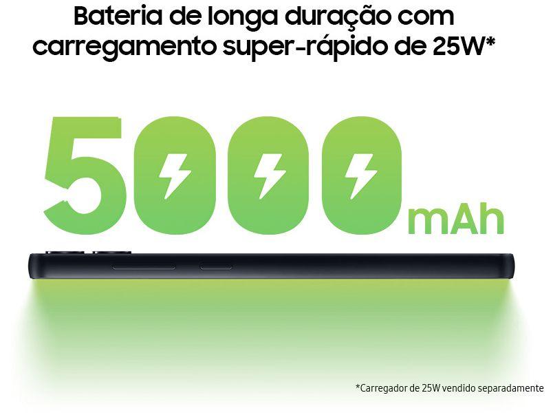 Smartphone Samsung Galaxy A05 128GB Preto 4G Octa-Core 4GB RAM 6,7” Câm. Dupla + Selfie 8MP - 10