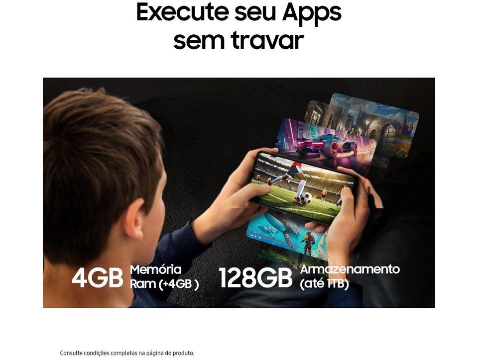 Smartphone Samsung Galaxy A06 128GB 4GB RAM Branco 6,7" Câm. Dupla + Selfie 8MP - 11