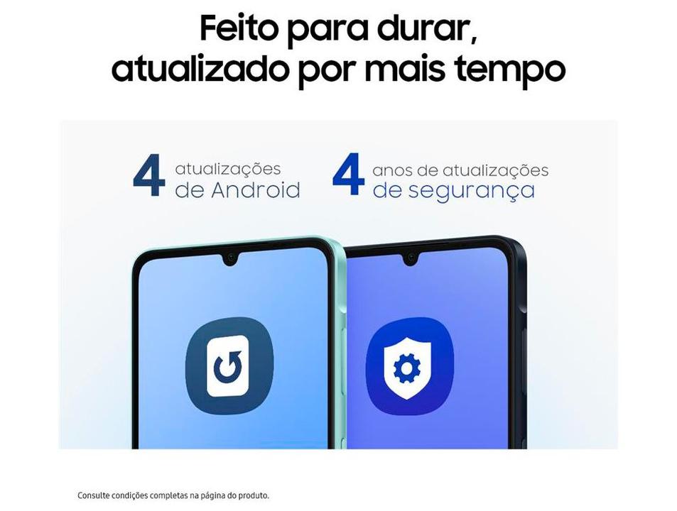 Smartphone Samsung Galaxy A06 5G 128GB 4GB RAM Cinza Câm. 50MP + Selfie 8MP - 2