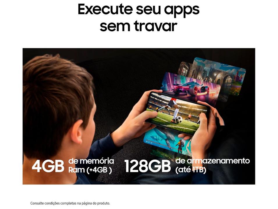 Smartphone Samsung Galaxy A06 5G 128GB 4GB RAM Preto Câm. 50MP + Selfie 8MP - 4