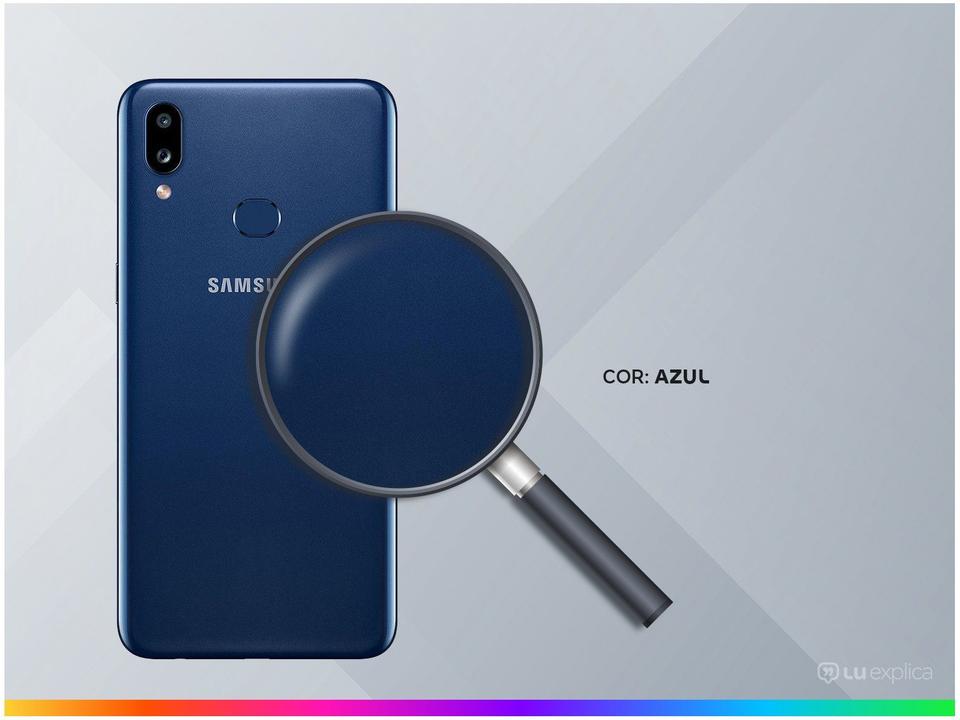 Smartphone Samsung Galaxy A10s 32GB Azul 4G 2GB RAM 6,2” Câm. Dupla + Selfie 8M - 2