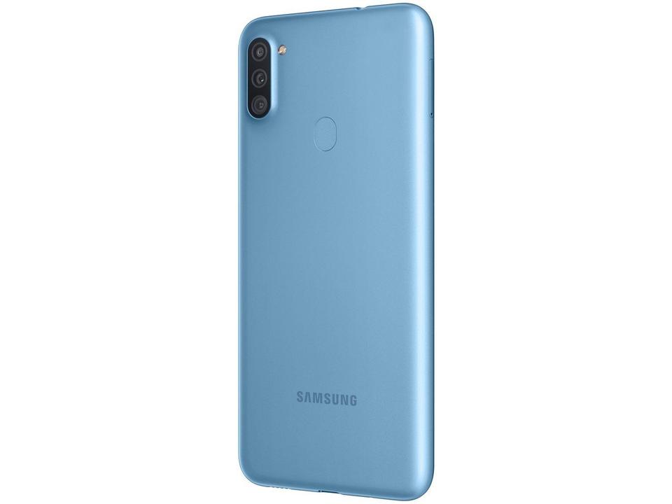 Smartphone Samsung Galaxy A11 64GB Azul 3GB RAM 6,4" Câm. Tripla + Selfie 8MP Dual Chip - 4
