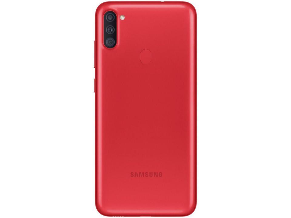 Smartphone Samsung Galaxy A11 64GB Vermelho 4G - 7
