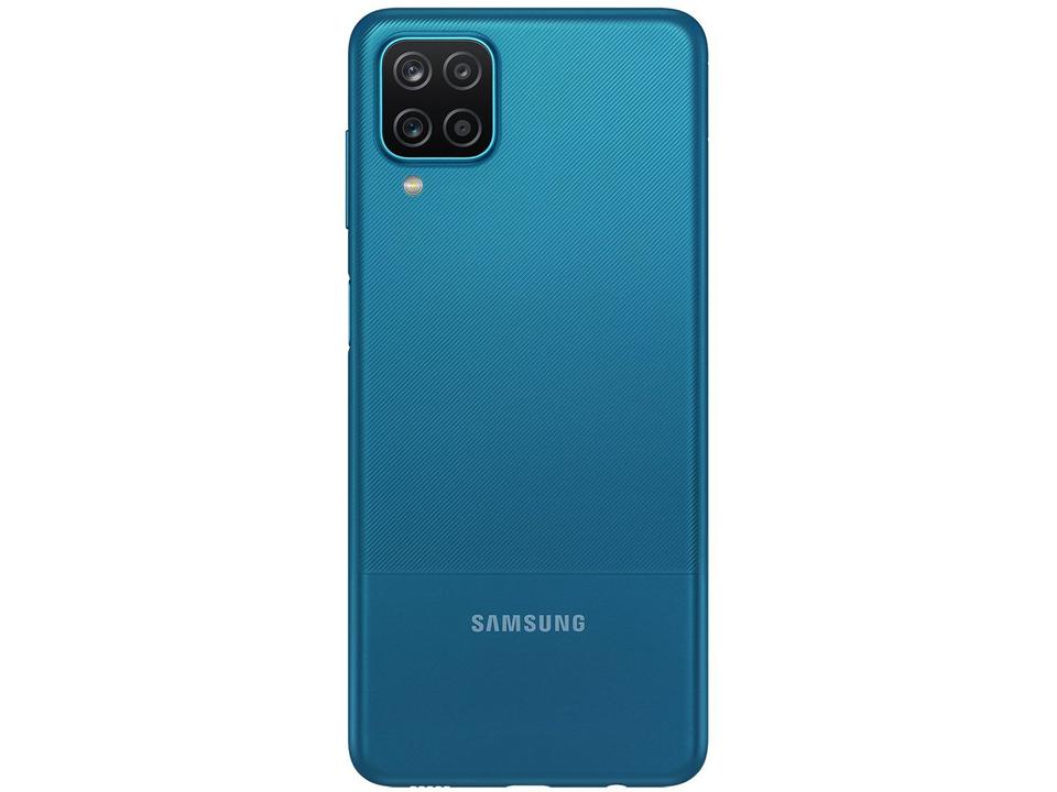 Smartphone Samsung Galaxy A12 64GB Azul 4GB RAM 6,5" Câm. Quádrupla + Selfie 8MP Dual Chip - 9