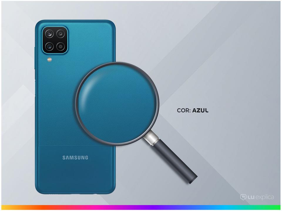 Smartphone Samsung Galaxy A12 64GB Azul 4GB RAM 6,5" Câm. Quádrupla + Selfie 8MP Dual Chip - 2