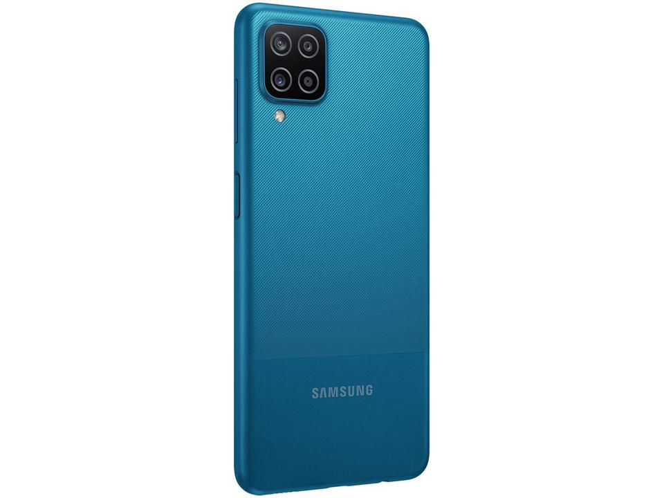 Smartphone Samsung Galaxy A12 64GB Azul 4GB RAM 6,5" Câm. Quádrupla + Selfie 8MP Dual Chip - 9