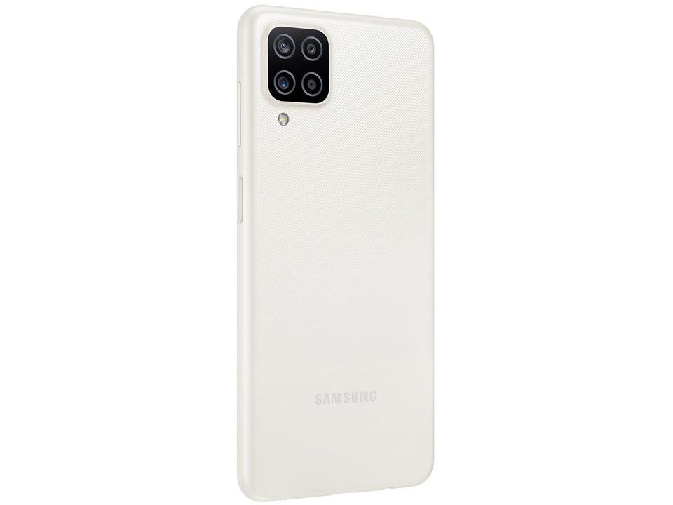 Smartphone Samsung Galaxy A12 64GB Branco 4GB RAM 6,5" Câm. Quádrupla + Selfie 8MP Dual Chip - 10