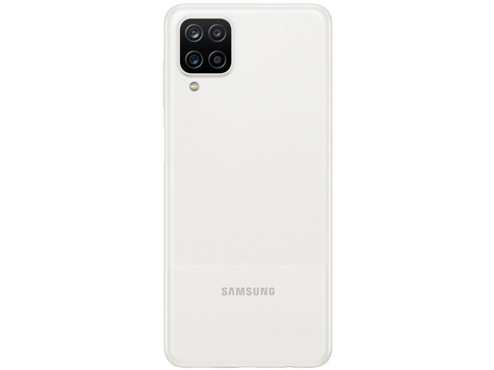 Smartphone Samsung Galaxy A12 64GB Branco 4GB RAM 6,5" Câm. Quádrupla + Selfie 8MP Dual Chip - 9
