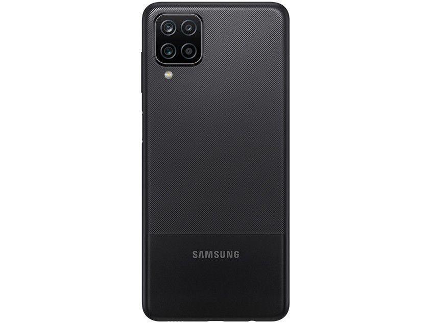 Smartphone Samsung Galaxy A12 64GB Preto 4G - Octa-Core 4GB RAM 6,5” Câm. Quádrupla + Selfie 8MP - 9