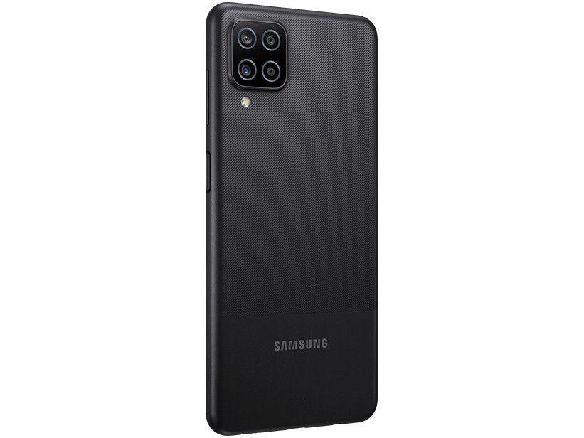 Smartphone Samsung Galaxy A12 64GB Preto 4G - Octa-Core 4GB RAM 6,5” Câm. Quádrupla + Selfie 8MP - 10