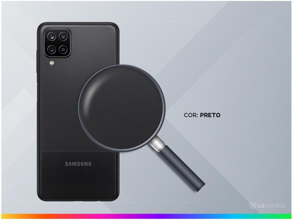 Smartphone Samsung Galaxy A12 64GB Preto 4G - Octa-Core 4GB RAM 6,5” Câm. Quádrupla + Selfie 8MP - 2