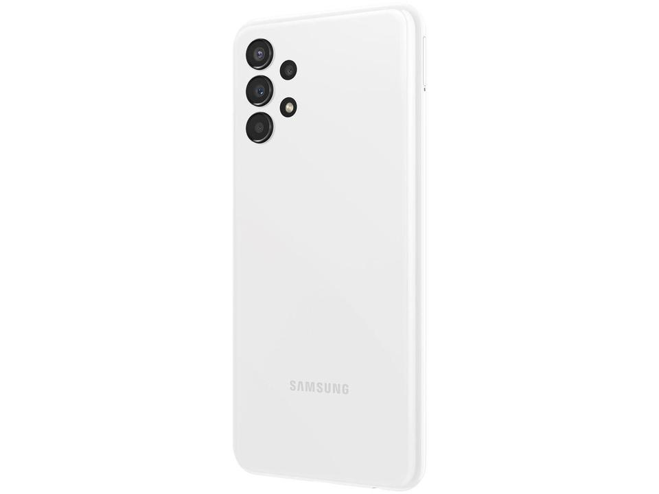 Smartphone Samsung Galaxy A13 128GB Branco 4G Octa-Core 4GB RAM 6,6” Câm Quádrupla + Selfie 8MP - 8