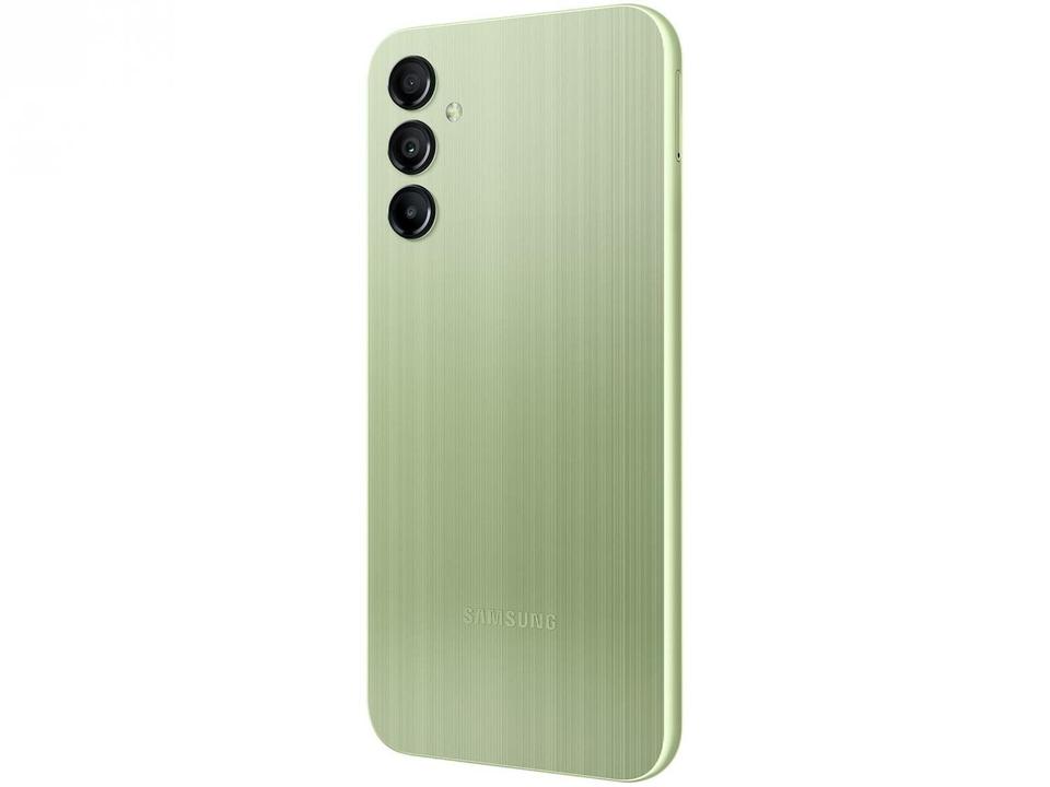 Smartphone Samsung Galaxy A14 64GB Verde Lima 5G Octa-Core 4GB RAM 6,6" Câm. Tripla + Selfie 13MP Dual Chip - 8