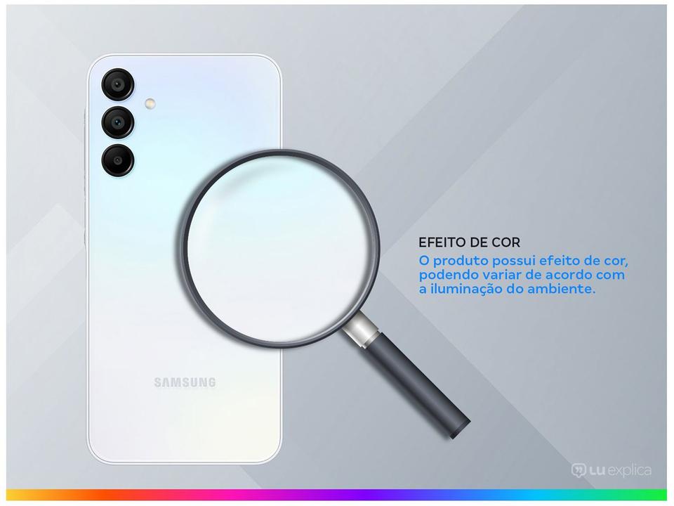 Smartphone Samsung Galaxy A15 6,5" 128GB Azul Escuro 5G 4GB RAM Câm. Tripla 50MP + Selfie 13MP 5000mAh Dual Chip - 2