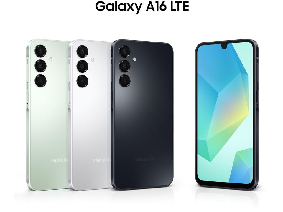 Smartphone Samsung Galaxy A16 128GB Verde Claro 4GB RAM 6,7" FHD+ Câm Tripla de até 50MP + Selfie 13MP Bateria 5000mAh - 1