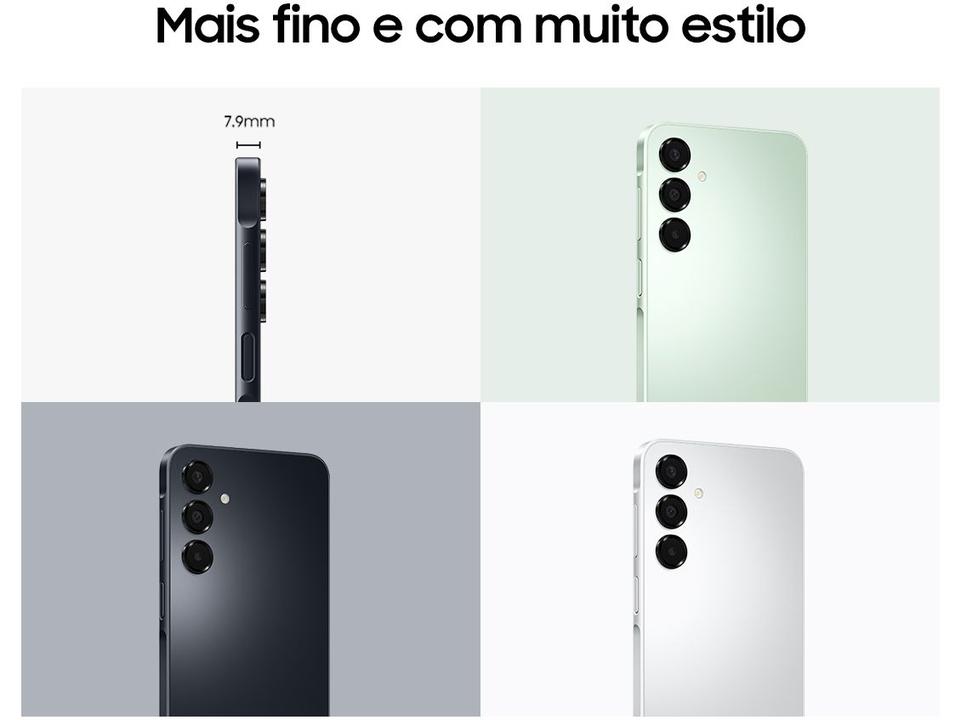 Smartphone Samsung Galaxy A16 128GB Verde Claro 4GB RAM 6,7" FHD+ Câm Tripla de até 50MP + Selfie 13MP Bateria 5000mAh - 8