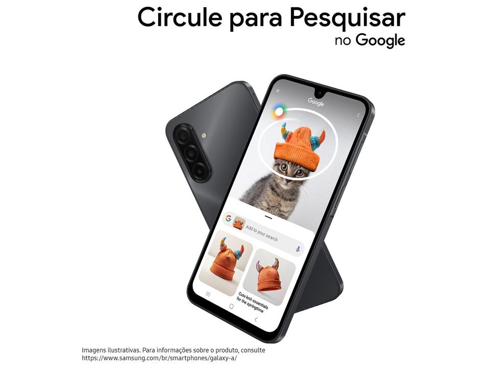 Smartphone Samsung Galaxy A17 128GB 4GB RAM Preto 6,7" Câm. Tripla + Selfie 13MP - 2