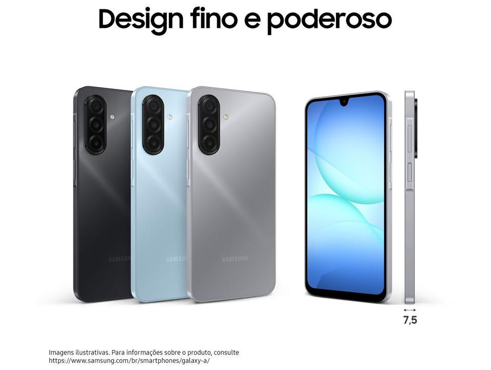 Smartphone Samsung Galaxy A17 128GB 4GB RAM Preto 6,7" Câm. Tripla + Selfie 13MP - 7