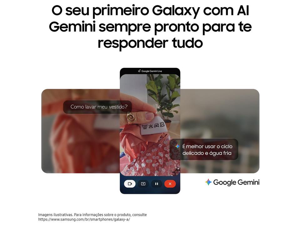 Smartphone Samsung Galaxy A17 128GB 5G 4GB RAM Preto 6,7" Câm. Tripla + Selfie 13MP - 2