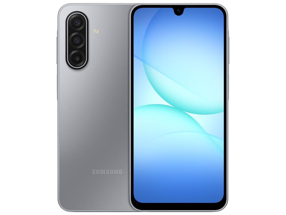 Smartphone Samsung Galaxy A17 256GB 5G 8GB RAM Cinza 6,7" Câm. Tripla + Selfie 13MP - 15