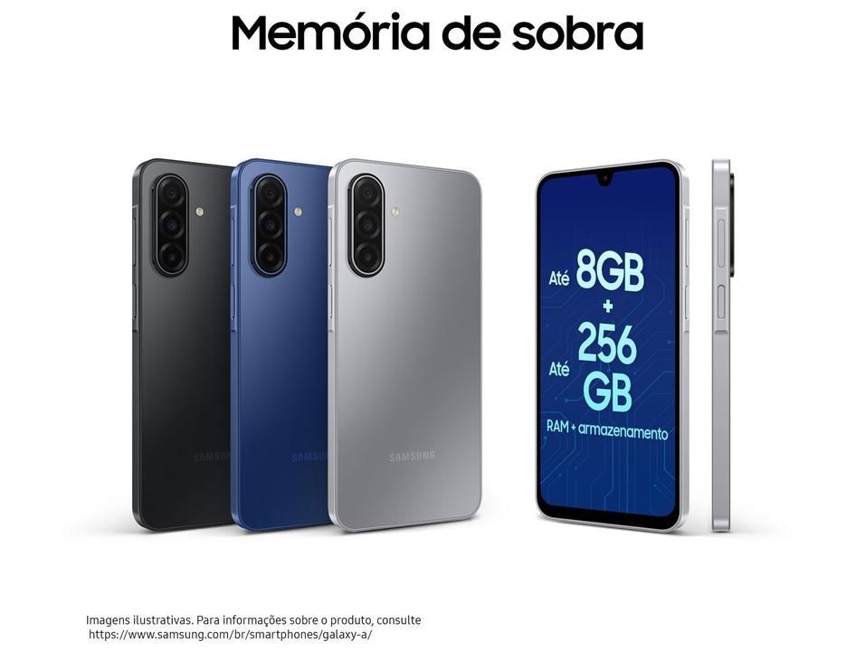 Smartphone Samsung Galaxy A17 256GB 5G 8GB RAM Cinza 6,7" Câm. Tripla + Selfie 13MP - 6