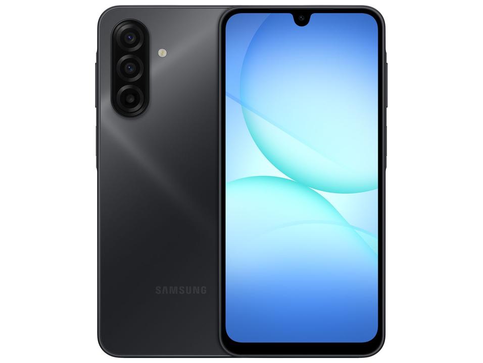 Smartphone Samsung Galaxy A17 256GB 8GB RAM Preto 6,7" Câm. Tripla + Selfie 13MP - 14