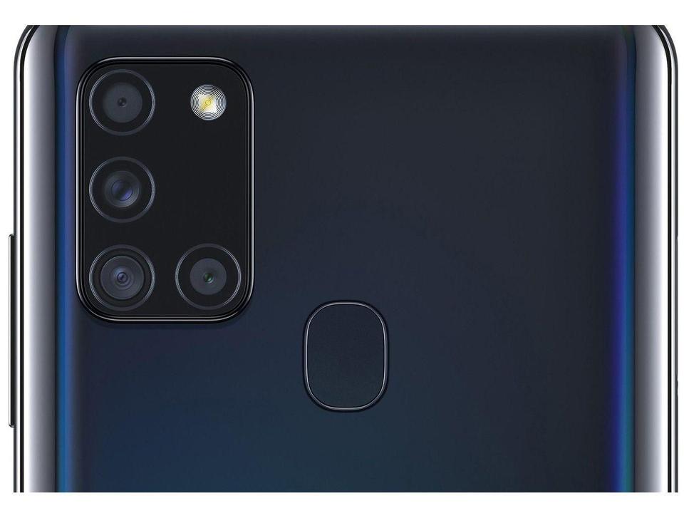 Smartphone Samsung Galaxy A21s 64GB Preto 4G - 4GB RAM 6,5” Câm. Quádrupla + Selfie 13MP - 10