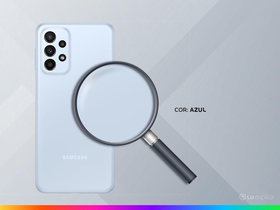 Smartphone Samsung Galaxy A23 128GB Azul 5G Octa-Core 4GB RAM 6,6” Câm. Quádrupla + Selfie 8M - 2