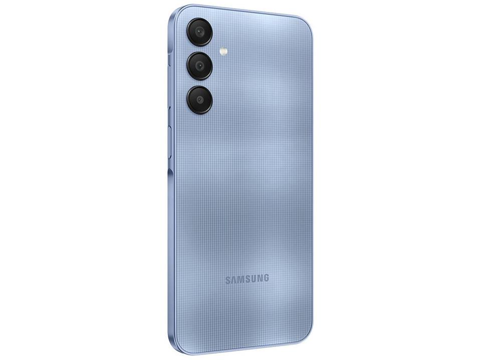 Smartphone Samsung Galaxy A25 6,5" 256GB Azul Escuro 5G 8GB RAM Câm Tripla 50MP + Selfie 13MP Bateria 5000mAh Dual Chip - 20