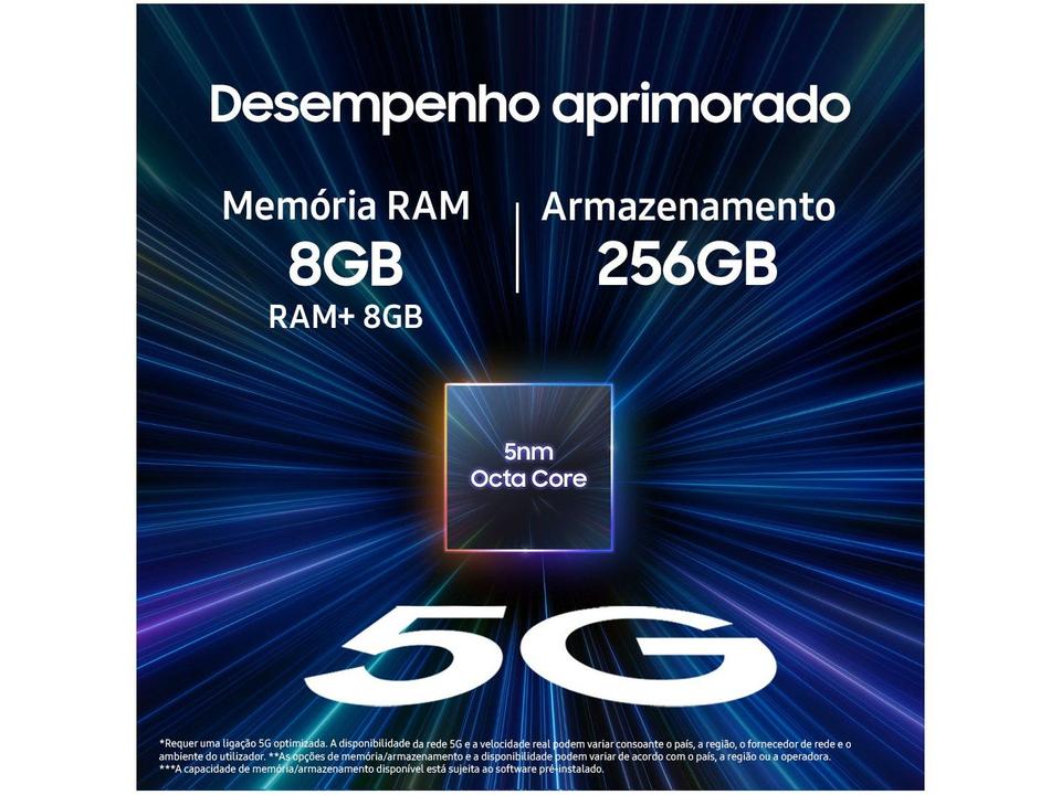 Smartphone Samsung Galaxy A25 6,5" 256GB Azul Escuro 5G 8GB RAM Câm Tripla 50MP + Selfie 13MP Bateria 5000mAh Dual Chip - 9