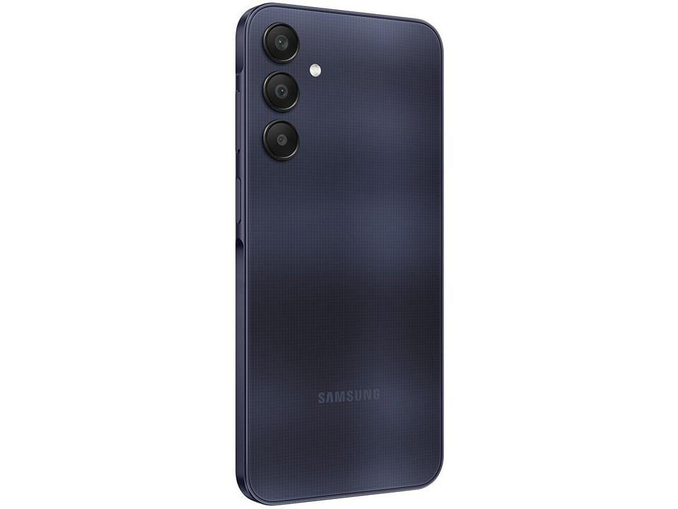 Smartphone Samsung Galaxy A25 6,5" 256GB Azul Escuro 5G 8GB RAM Câm Tripla 50MP + Selfie 13MP Bateria 5000mAh Dual Chip - 20