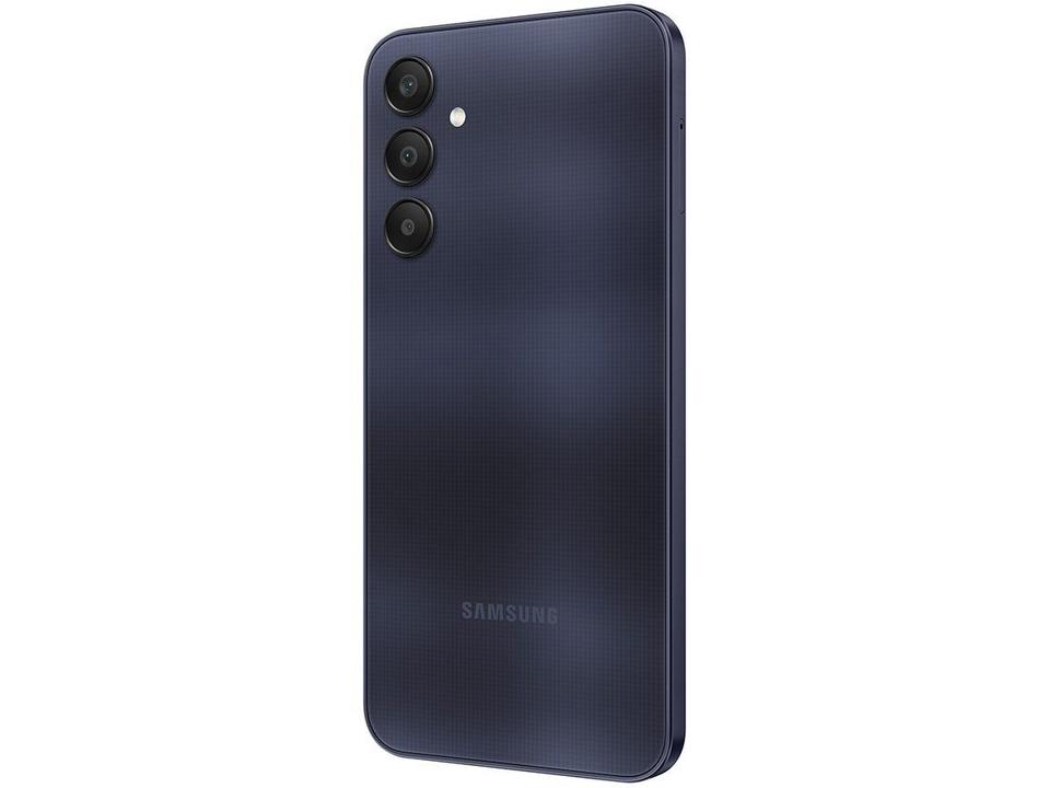 Smartphone Samsung Galaxy A25 6,5" 256GB Azul Escuro 5G 8GB RAM Câm Tripla 50MP + Selfie 13MP Bateria 5000mAh Dual Chip - 18